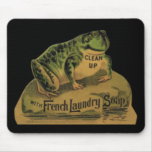 Frosch Französische Waschseife Mousepad