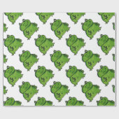 Frosch Frog Geschenkpapier (Flach)