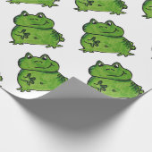Frosch Frog Geschenkpapier (Ecke)