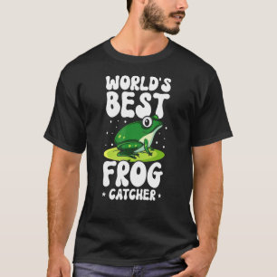 Frosch Frosch Fangen Weltbestes Frosch Fänger T-Shirt