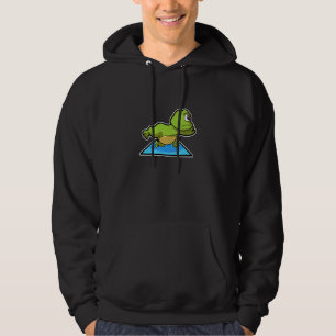 Frosch Frosch Yoga-Übungen Sport Gymnastik Ohm Her Hoodie