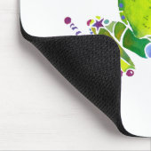 Frosch-Frühlings-Grün Mousepad (Ecke)