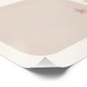 Frosch-Frühlingsplakat Poster (Ecke)