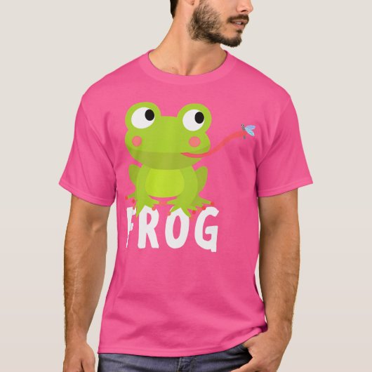 Frosch für Jungen oder Mädchen, Niedlich T-Shirt (Vorderseite)
