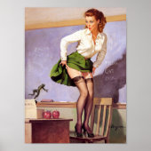 Frosch für Lehrer Button Up Poster (Vorne)