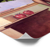 Frosch für Lehrer Button Up Poster (Ecke)