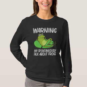 Frosch für Männer Frauen Niedlicher Bullfrog Toad  T-Shirt