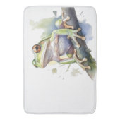 Frosch für niedliche Wasserfarben Badematte (Vorderseite Vertikal)