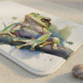 Frosch für niedliche Wasserfarben Badematte