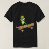 Frosch für Skateboarden (10) T-Shirt (Design vorne)