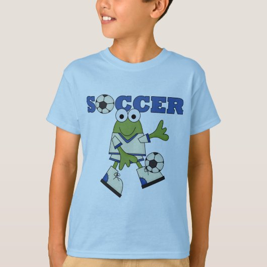 Frosch-Fußball-T-Shirts und Geschenke T-Shirt (Vorderseite)