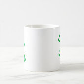 Frosch Fußspuren frog tracks Kaffeetasse (Mittel)