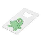 Frosch Geldbeutel Flaschenöffner (Rückseite Schrägansicht)
