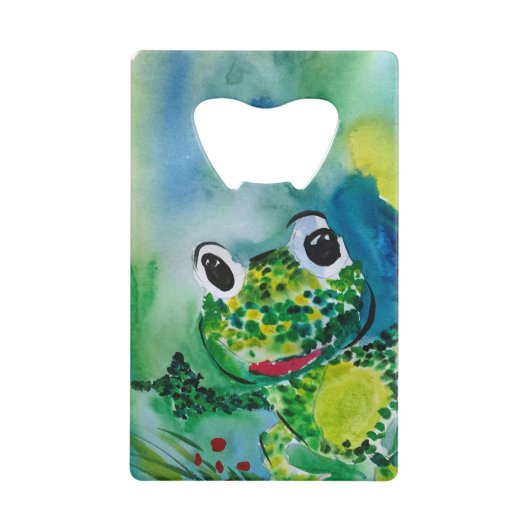 Frosch Geldbeutel Flaschenöffner (Vorderseite)