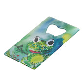 Frosch Geldbeutel Flaschenöffner (Vorderseite Schrägansicht)