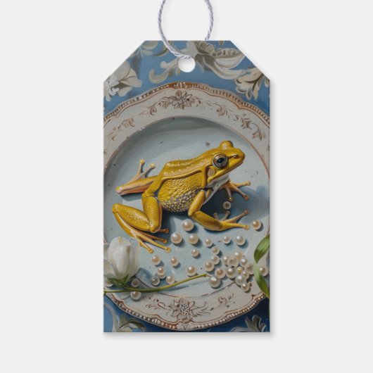 Frosch - Geschenkanhänger (Vorderseite)