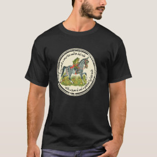 Frosch ging zum Hof reiten Pferd mit Schwert Volk T-Shirt