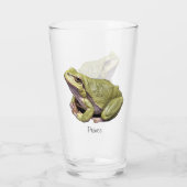 Frosch Glas (Rückseite)