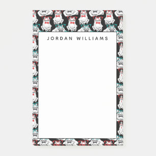 Frosch-Glas-Muster   addieren Ihren Namen Post-it Klebezettel