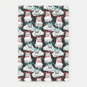 Frosch-Glas-Muster | addieren Ihren Namen Post-it Klebezettel (Vorderseite)