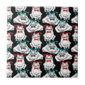 Frosch-Glas-Muster Fliese (Vorderseite)