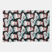 Frosch-Glas-Muster Geschirrtuch (Horizontal)