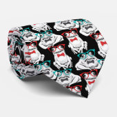 Frosch-Glas-Muster Krawatte (Gerollt)