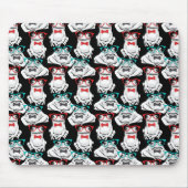 Frosch-Glas-Muster Mousepad (Vorne)