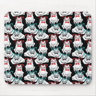 Frosch-Glas-Muster Mousepad