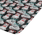 Frosch-Glas-Muster Schneidebrett (Ecke)