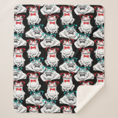 Frosch-Glas-Muster Sherpadecke (Vorderseite)