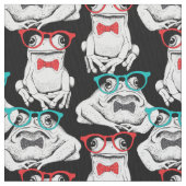 Frosch-Glas-Muster Stoff (Nahaufnahme)