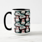 Frosch-Glas-Muster Tasse (Links)