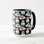 Frosch-Glas-Muster Tasse (VorderseiteRechts)