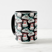 Frosch-Glas-Muster Tasse (Vorderseite Links)