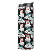 Frosch-Glas-Muster Thermosbecher (Nach links gedreht)