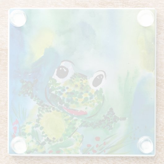 Frosch Glasuntersetzer (Rückseite)
