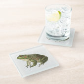 Frosch Glasuntersetzer (Schrägansicht)