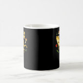 Frosch Glücklich Wesentliches Minimales Design Kaffeetasse (Mittel)