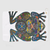 Frosch Golf Handtuch (Horizontal)