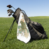 Frosch Golfhandtuch (Gras)