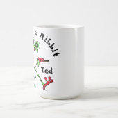 Frosch Golfing Grip It and Ribbit Funny Personalis Kaffeetasse (Mittel)