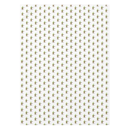 Frosch Guitar Player Funny Tablecloth Tischdecke (Vorderseite)