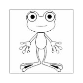 Frosch Gummistempel (Prägung)