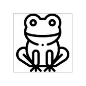 Frosch Gummistempel (Prägung)