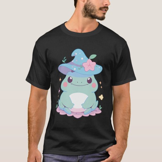 Frosch Halloween Kostüm Spooky Trick oder behandel T-Shirt (Vorderseite)