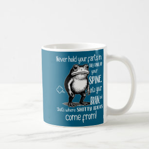 Frosch-Halte-Deine-Furze-Design Kaffeetasse