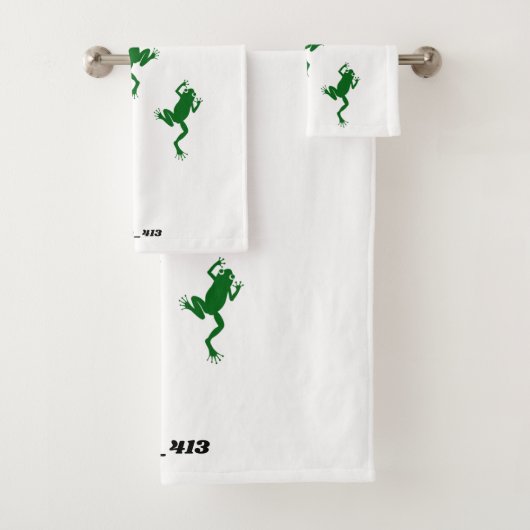 Frosch Handtuch-Set von Zone_413 Badhandtuch Set (Insitu)