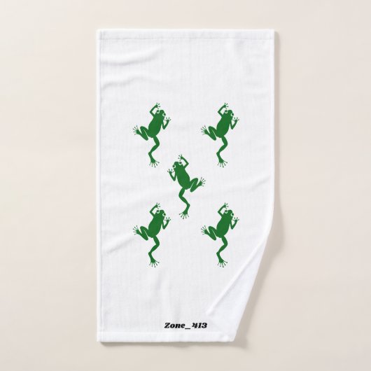 Frosch Handtuch-Set von Zone_413 Badhandtuch Set (Handtuch)