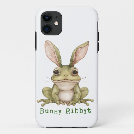 Frosch Hase Kaninchen Schlappohren Kröte Lustig Os Case-Mate iPhone Hülle (Rückseite)